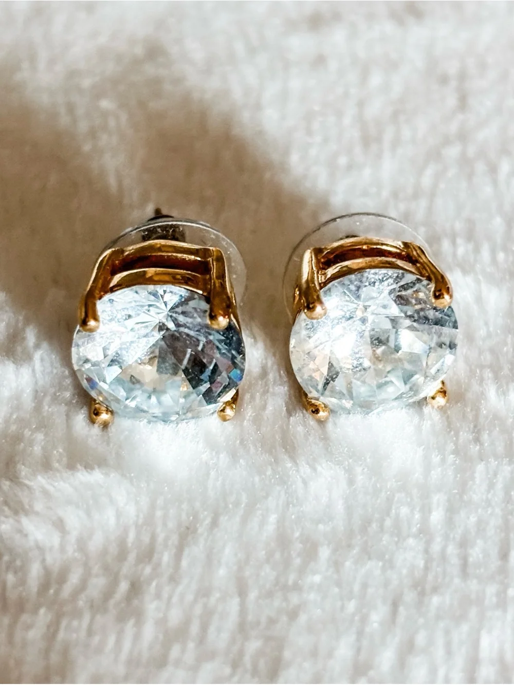 Kate Spade Crystal Gumdrop Earrings - Gold